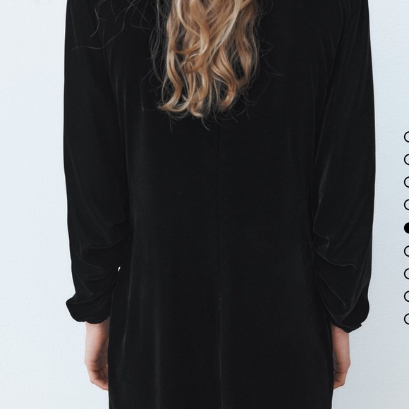 💜SOLD OUT NWT ZARA MIDI VELVET DRESS - Picture 5 of 6